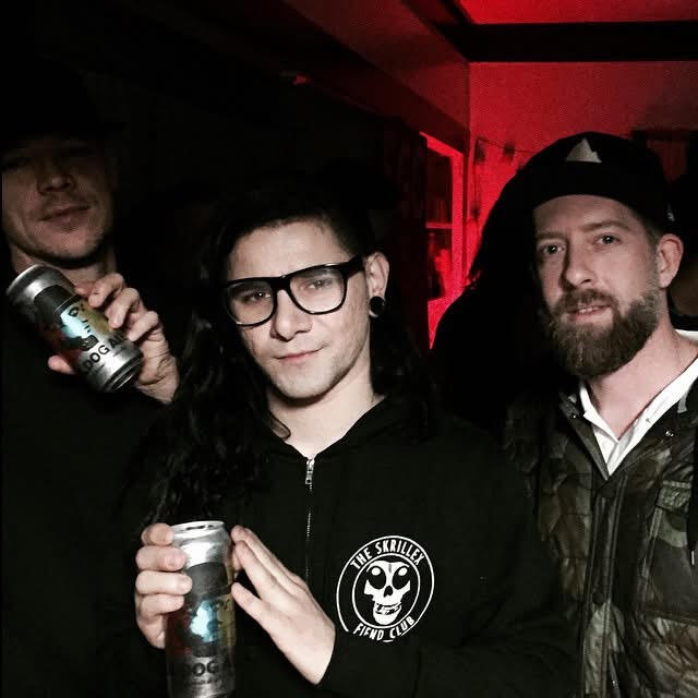 Diplo, Skrillex, and I in LA